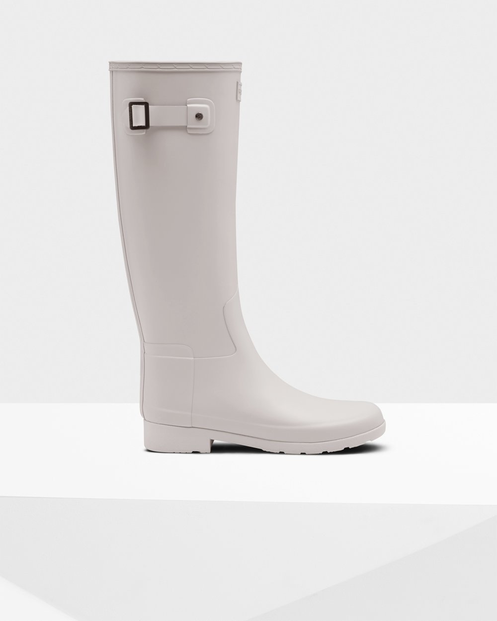 Hunter Refined Slim Fit Tall Rain Boots - Clearance Sale Womens Grey - CYODJZ247